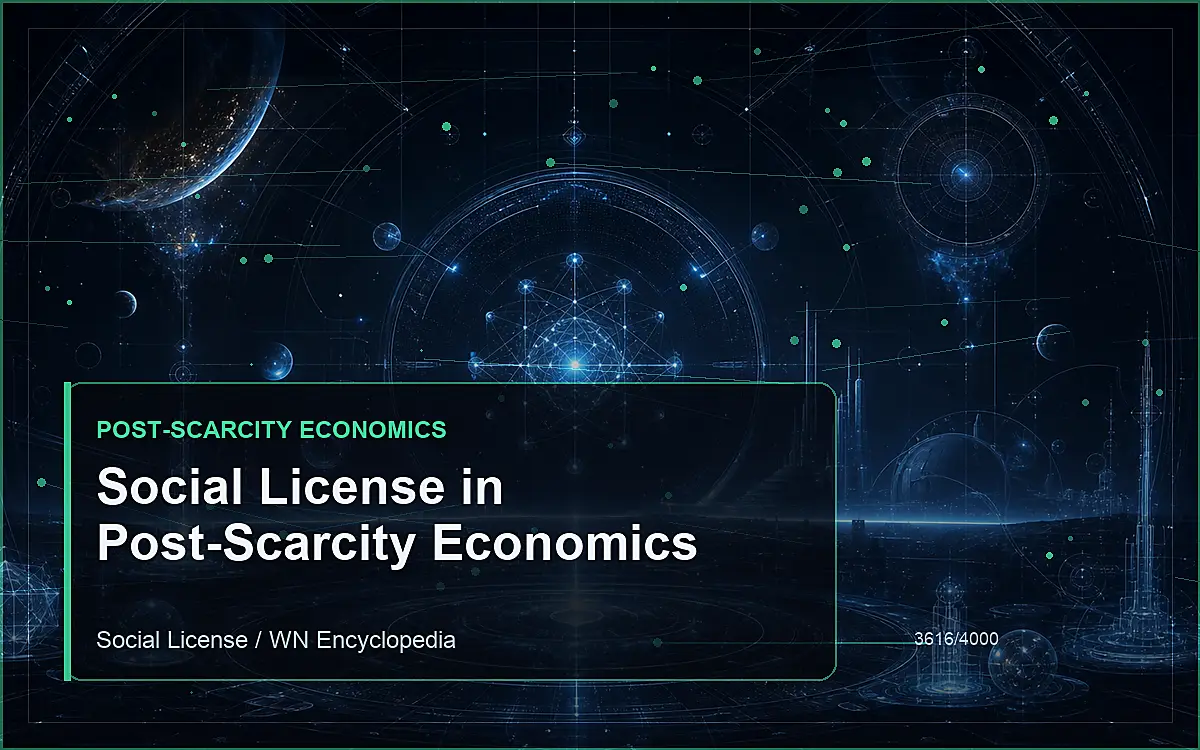 AI-generated encyclopedia reference image for Social License in Post-Scarcity Economics