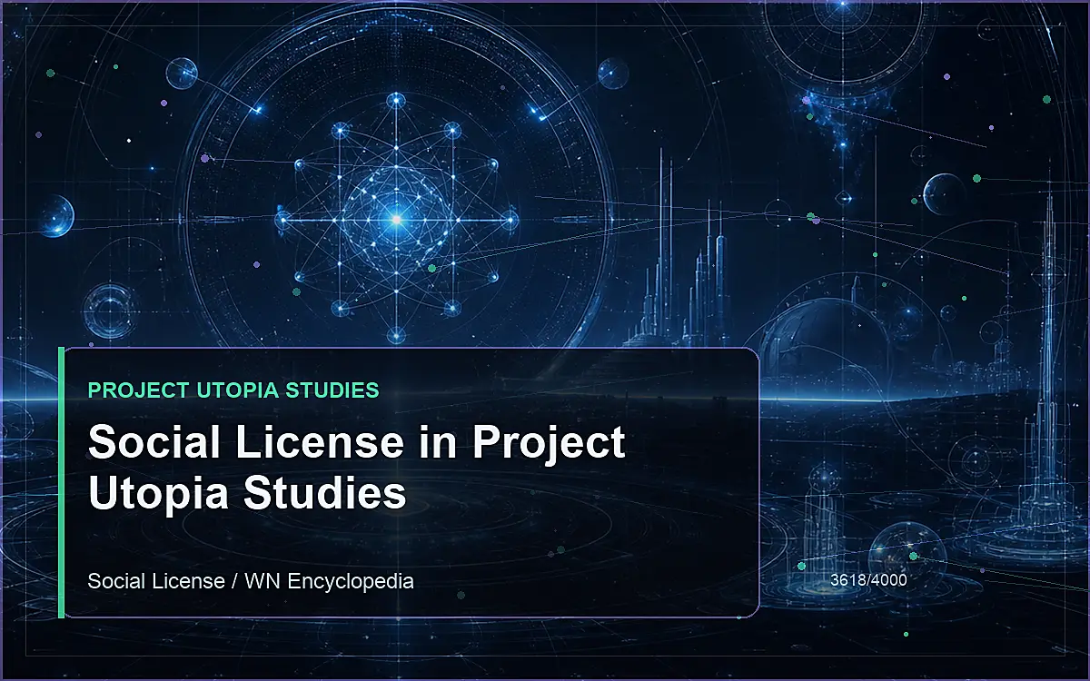 AI-generated encyclopedia reference image for Social License in Project Utopia Studies