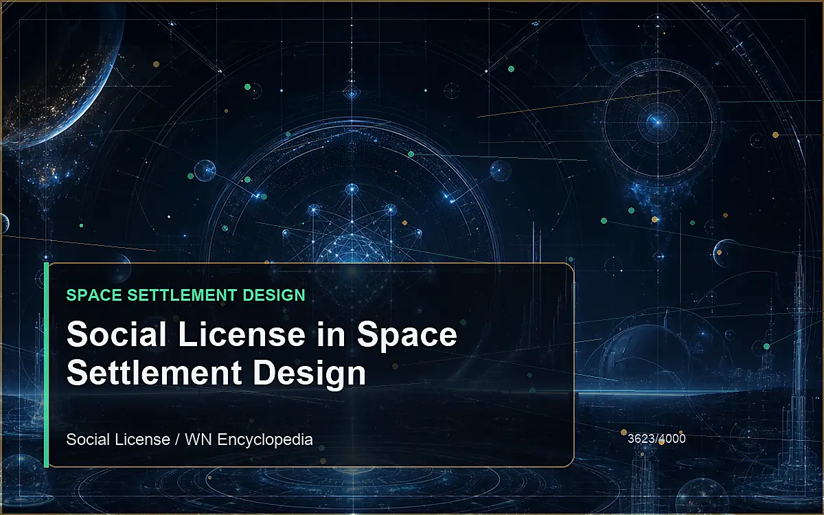 AI-generated encyclopedia reference image for Social License in Space Settlement Design