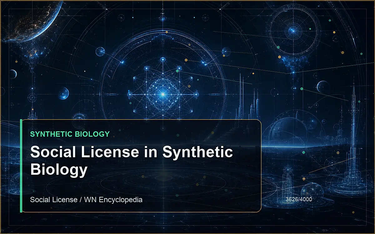 AI-generated encyclopedia reference image for Social License in Synthetic Biology