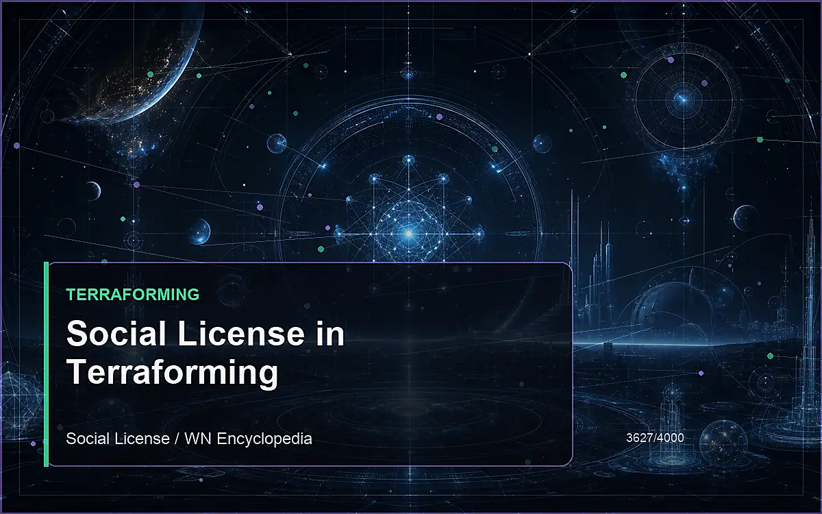AI-generated encyclopedia reference image for Social License in Terraforming