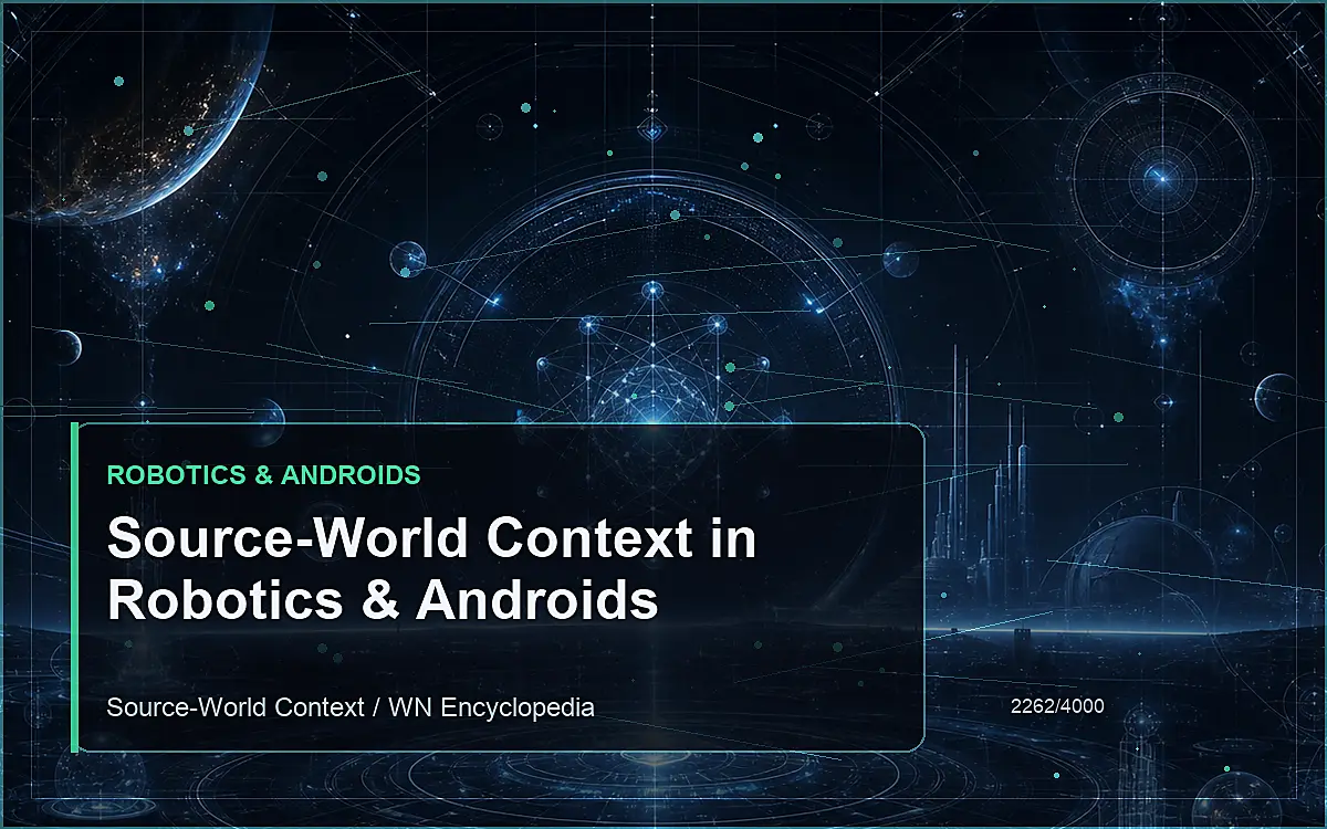 AI-generated encyclopedia reference image for Source-World Context in Robotics & Androids