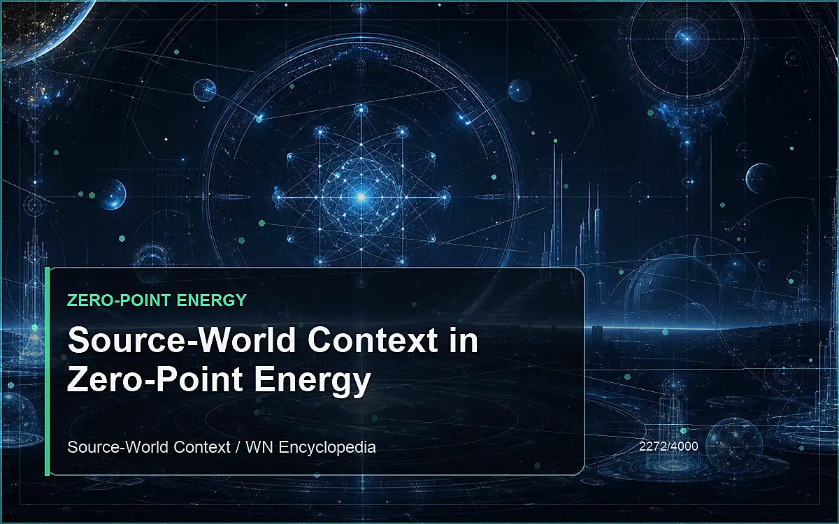 AI-generated encyclopedia reference image for Source-World Context in Zero-Point Energy
