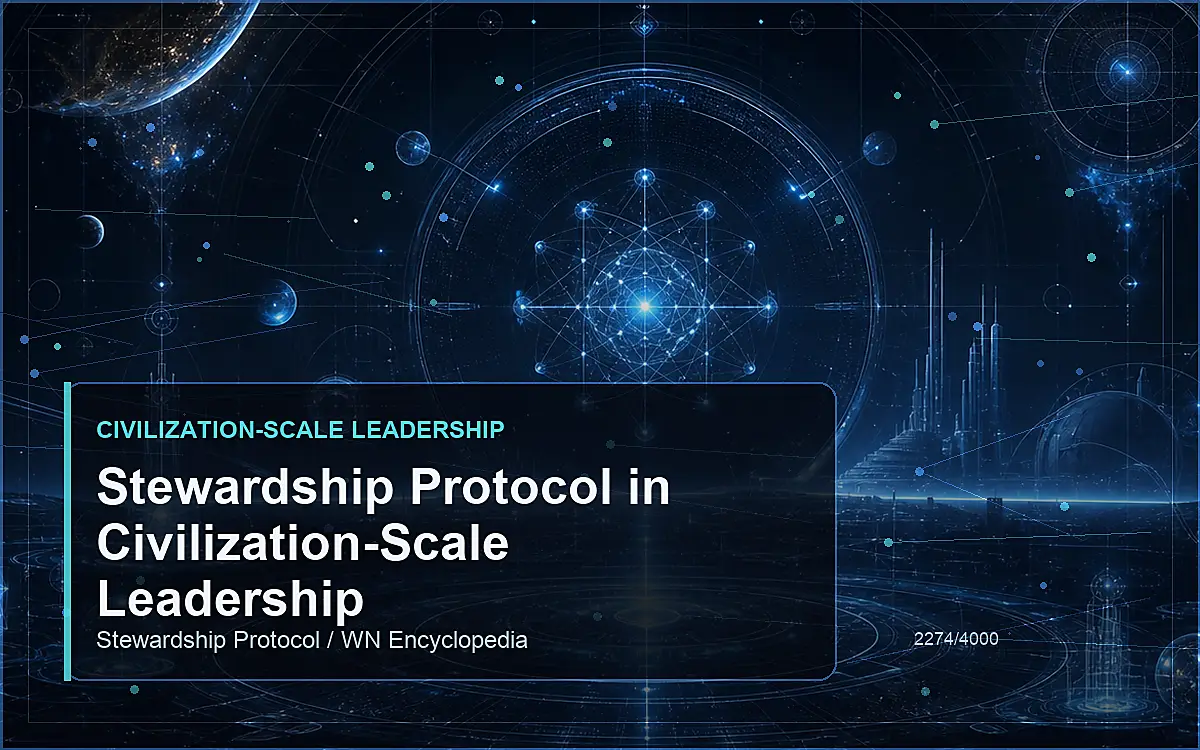 AI-generated encyclopedia reference image for Stewardship Protocol in Civilization-Scale Leadership
