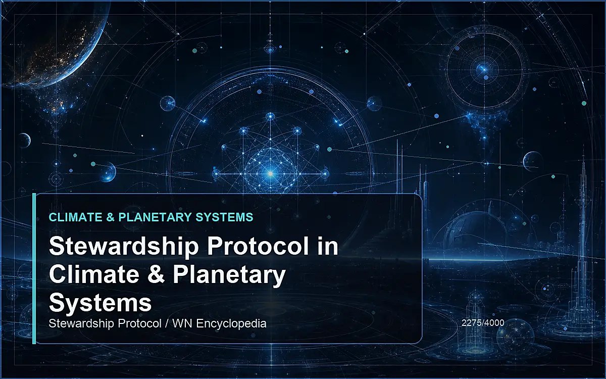 AI-generated encyclopedia reference image for Stewardship Protocol in Climate & Planetary Systems