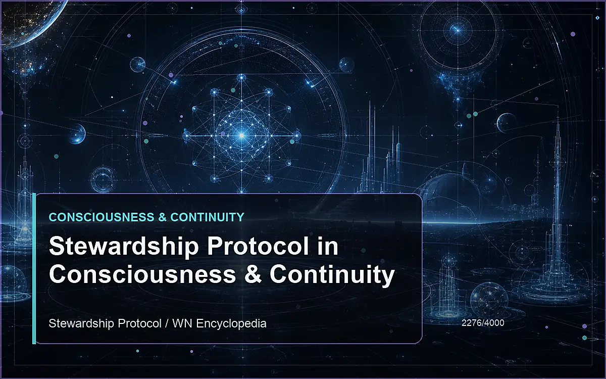 AI-generated encyclopedia reference image for Stewardship Protocol in Consciousness & Continuity