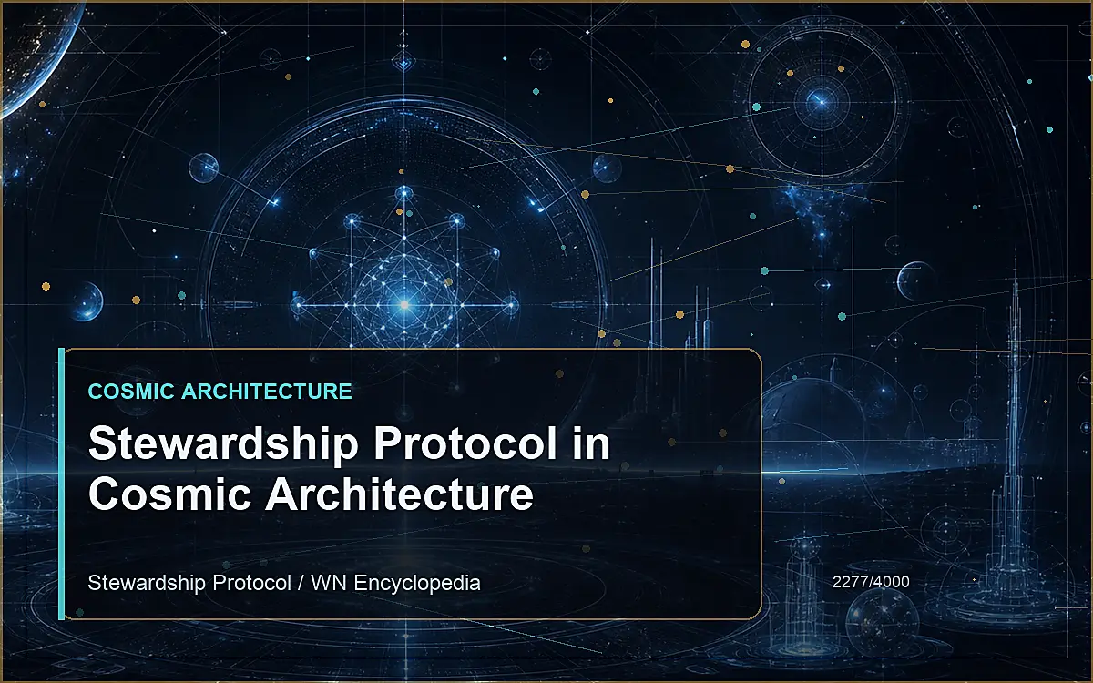 AI-generated encyclopedia reference image for Stewardship Protocol in Cosmic Architecture