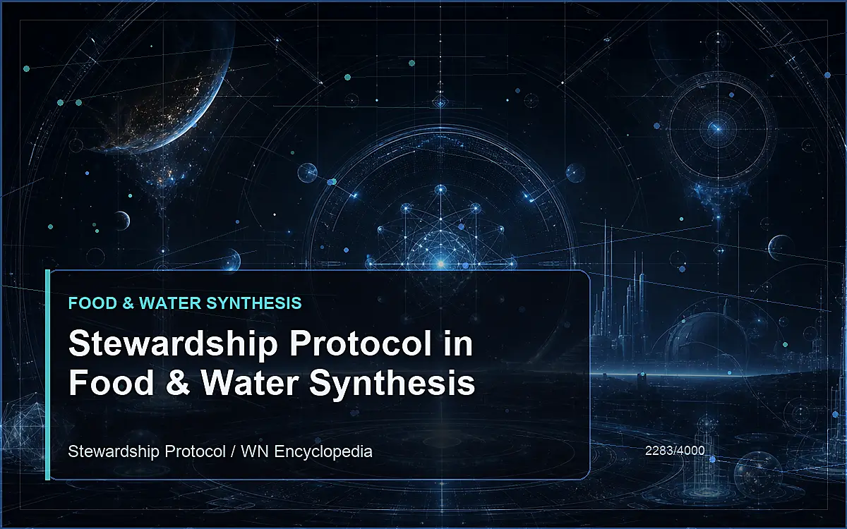 AI-generated encyclopedia reference image for Stewardship Protocol in Food & Water Synthesis