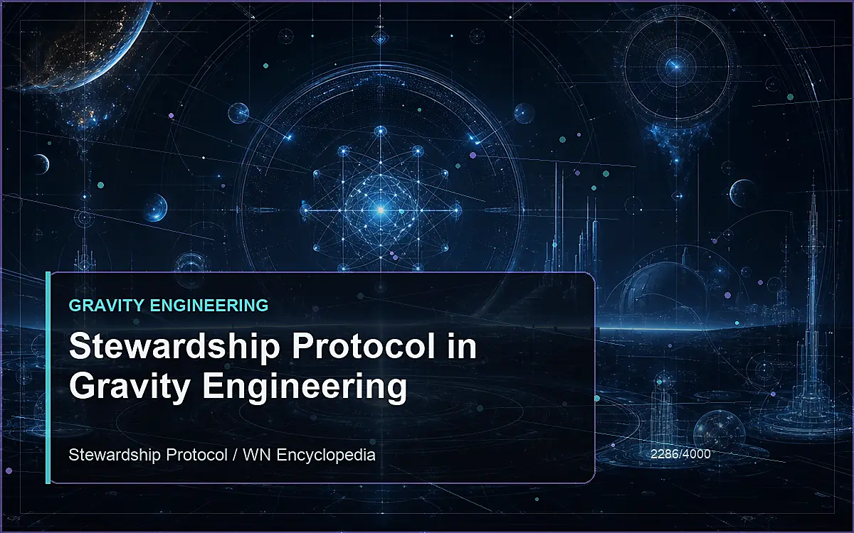 AI-generated encyclopedia reference image for Stewardship Protocol in Gravity Engineering