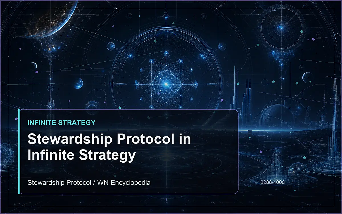 AI-generated encyclopedia reference image for Stewardship Protocol in Infinite Strategy