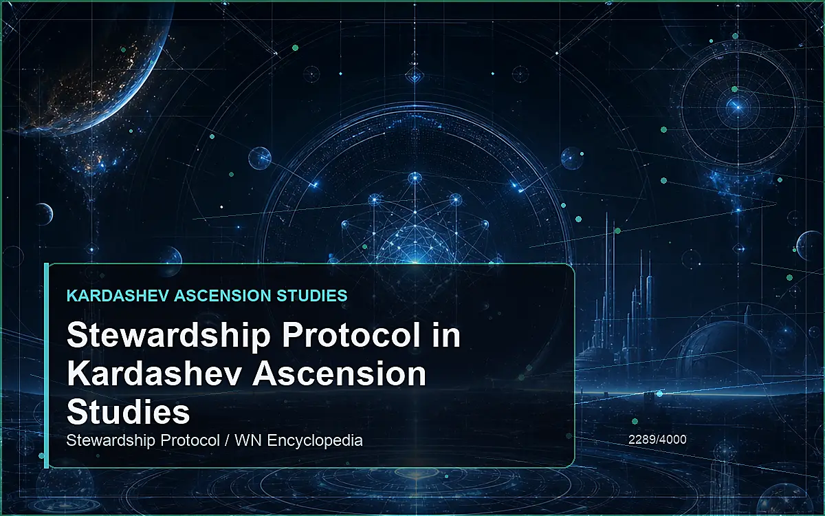 AI-generated encyclopedia reference image for Stewardship Protocol in Kardashev Ascension Studies