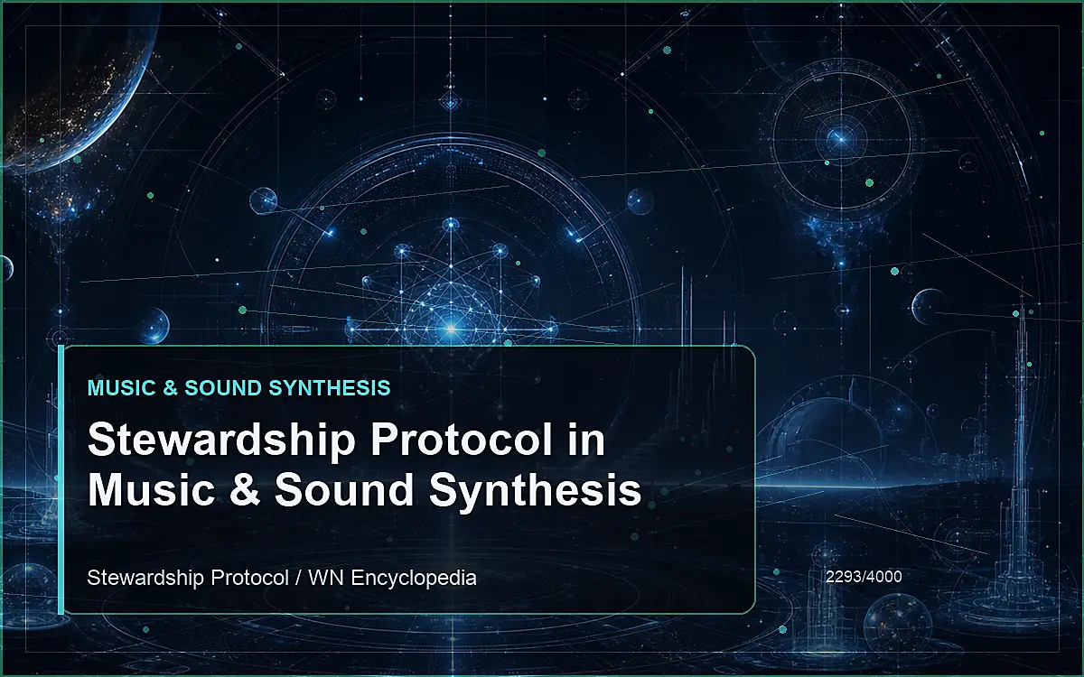 AI-generated encyclopedia reference image for Stewardship Protocol in Music & Sound Synthesis