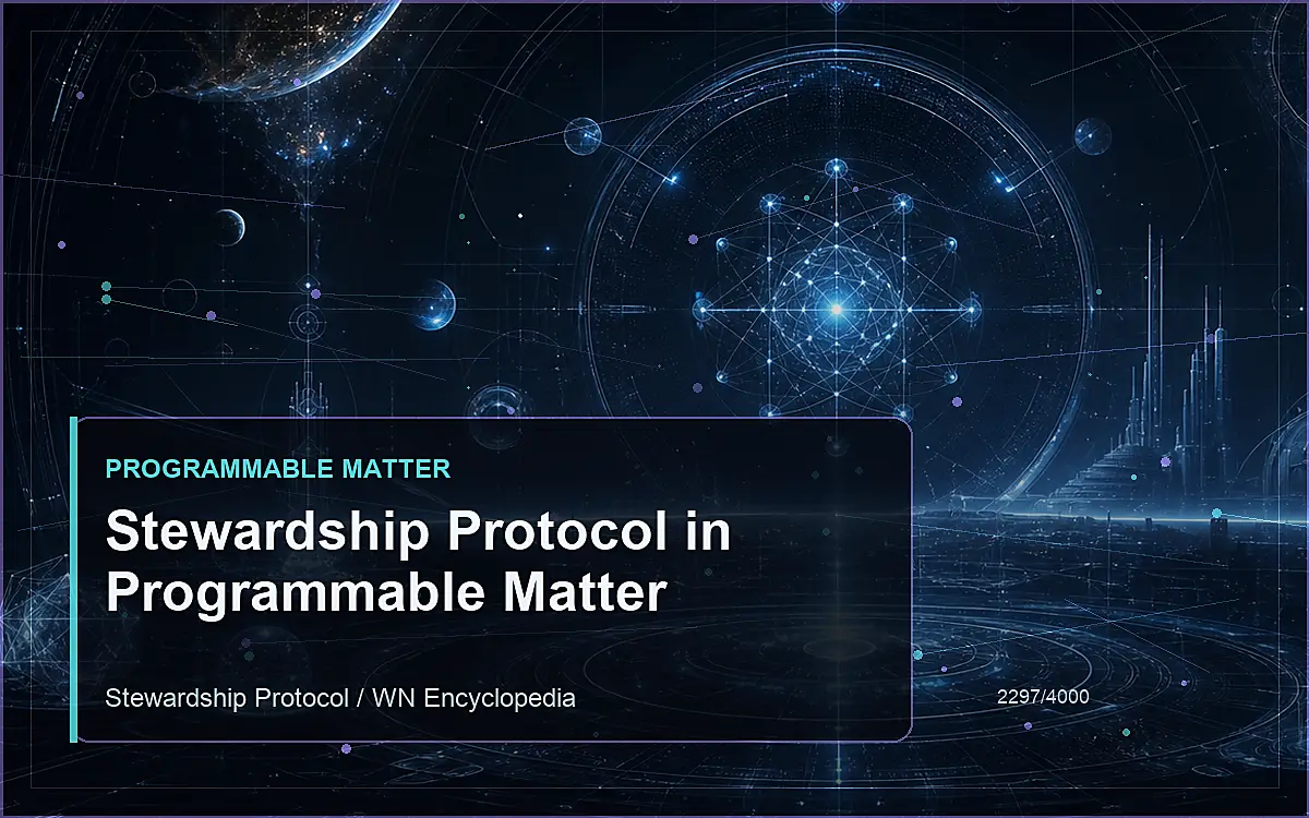 AI-generated encyclopedia reference image for Stewardship Protocol in Programmable Matter