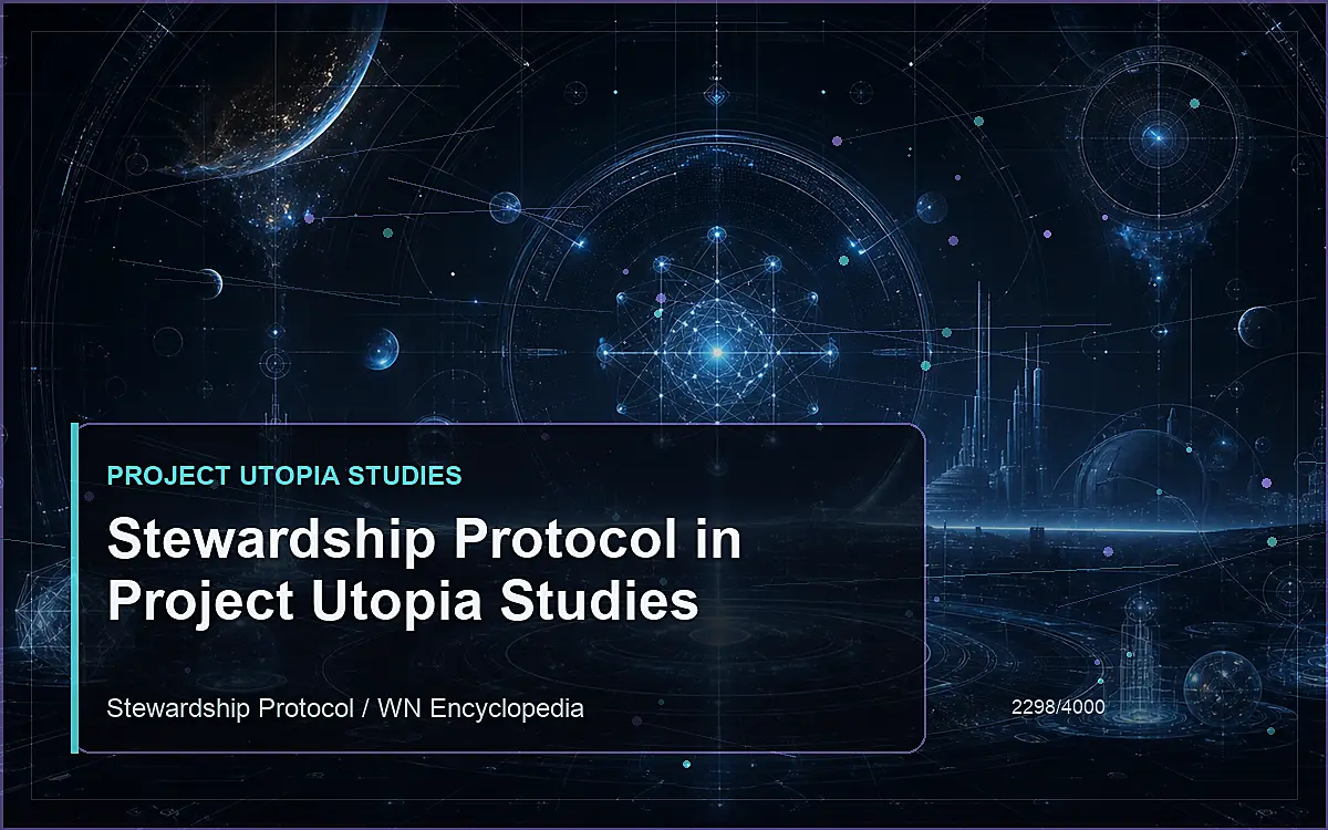 AI-generated encyclopedia reference image for Stewardship Protocol in Project Utopia Studies
