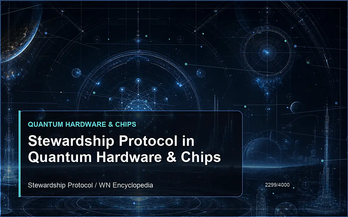 AI-generated encyclopedia reference image for Stewardship Protocol in Quantum Hardware & Chips