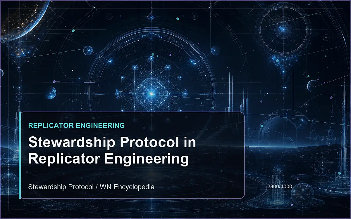 AI-generated encyclopedia reference image for Stewardship Protocol in Replicator Engineering