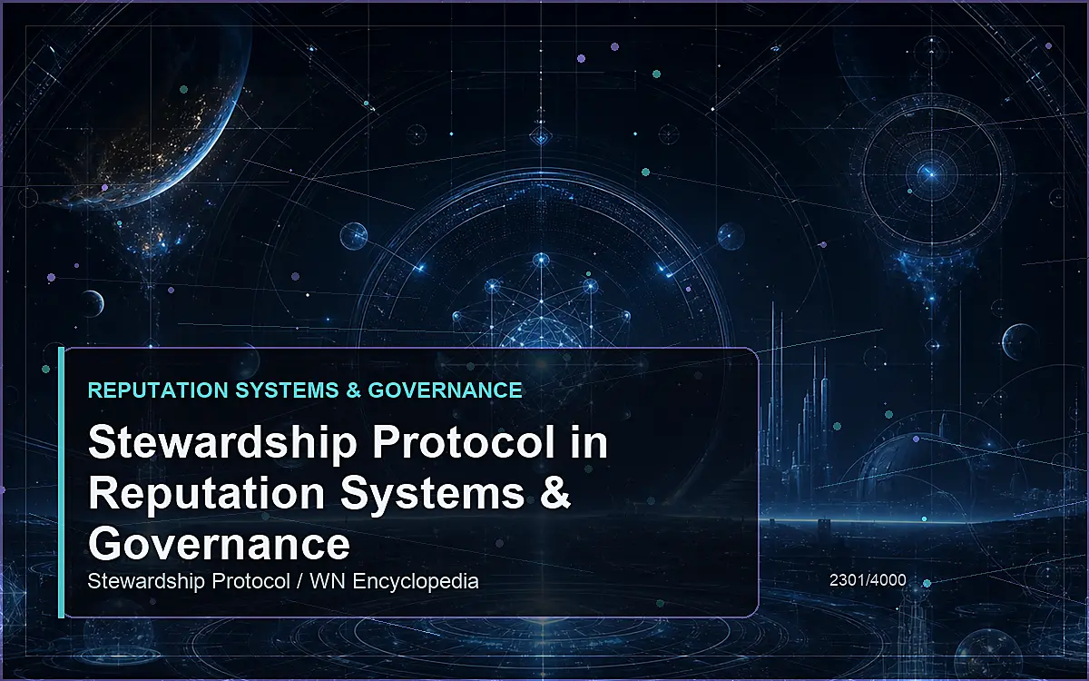 AI-generated encyclopedia reference image for Stewardship Protocol in Reputation Systems & Governance