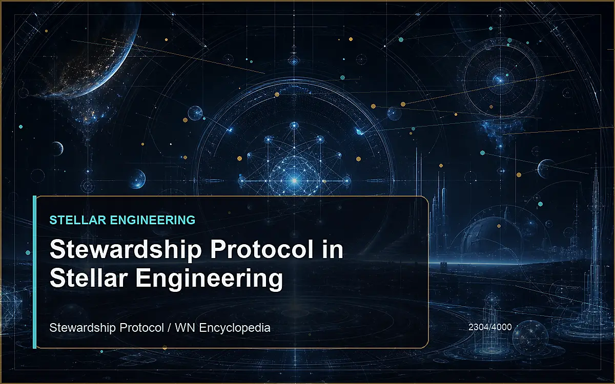 AI-generated encyclopedia reference image for Stewardship Protocol in Stellar Engineering