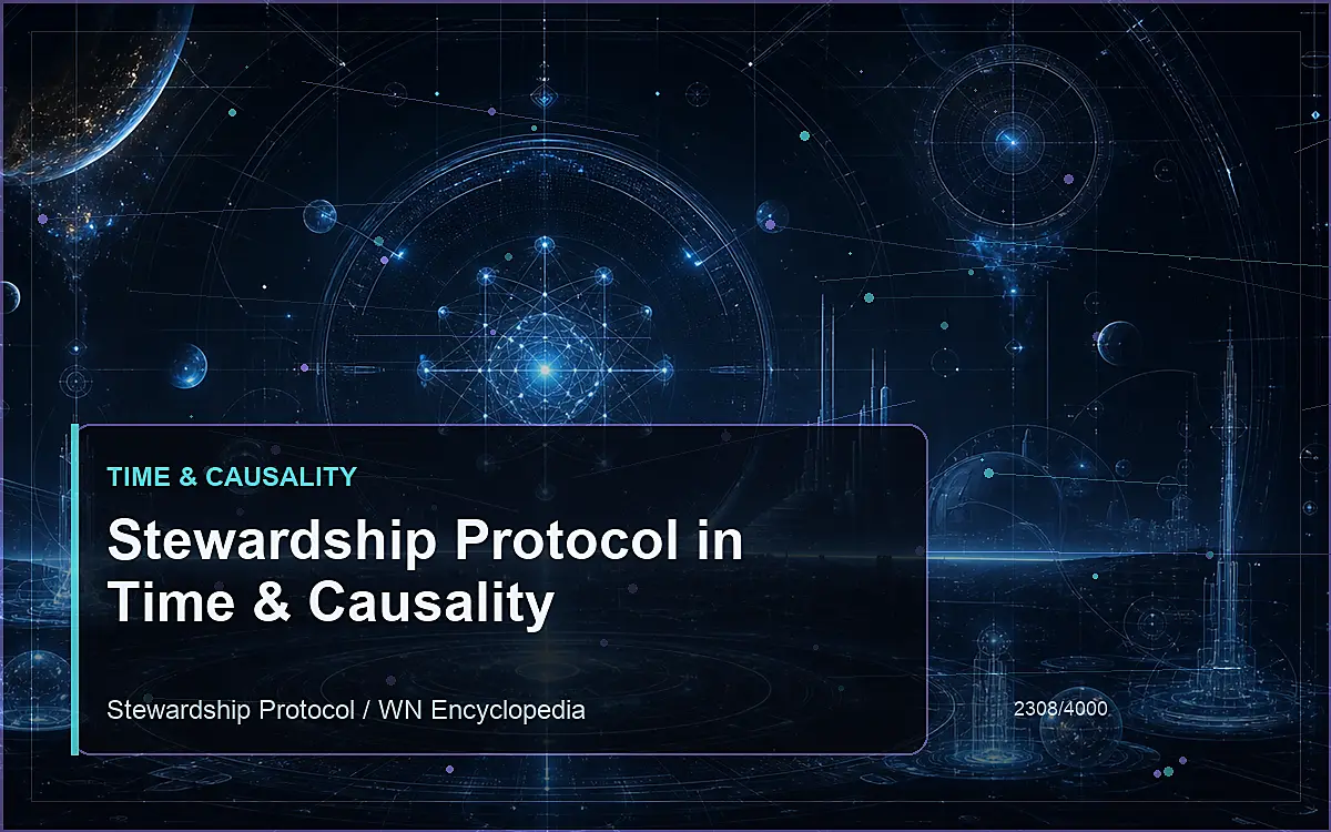 AI-generated encyclopedia reference image for Stewardship Protocol in Time & Causality