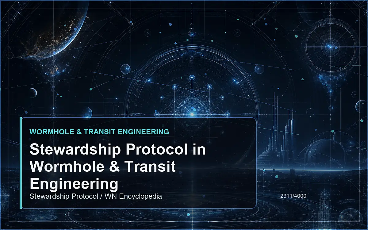 AI-generated encyclopedia reference image for Stewardship Protocol in Wormhole & Transit Engineering