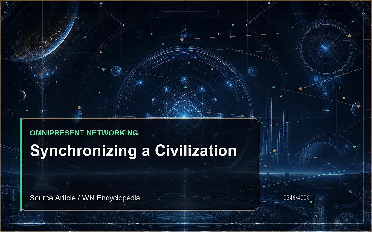 AI-generated encyclopedia reference image for Synchronizing a Civilization