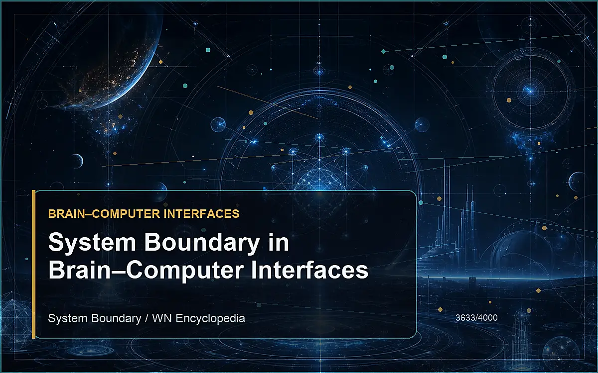 AI-generated encyclopedia reference image for System Boundary in Brain–Computer Interfaces