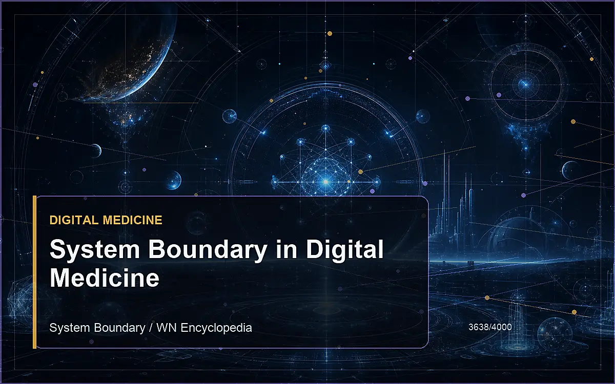 AI-generated encyclopedia reference image for System Boundary in Digital Medicine