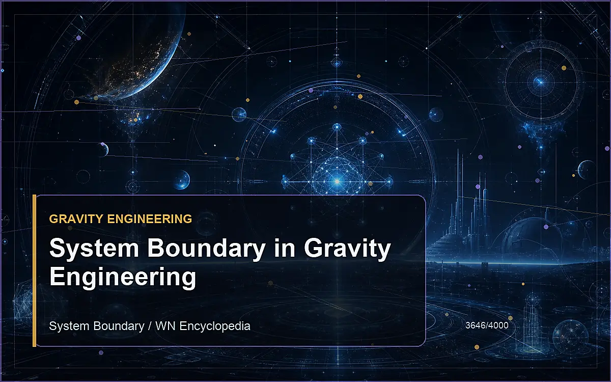 AI-generated encyclopedia reference image for System Boundary in Gravity Engineering