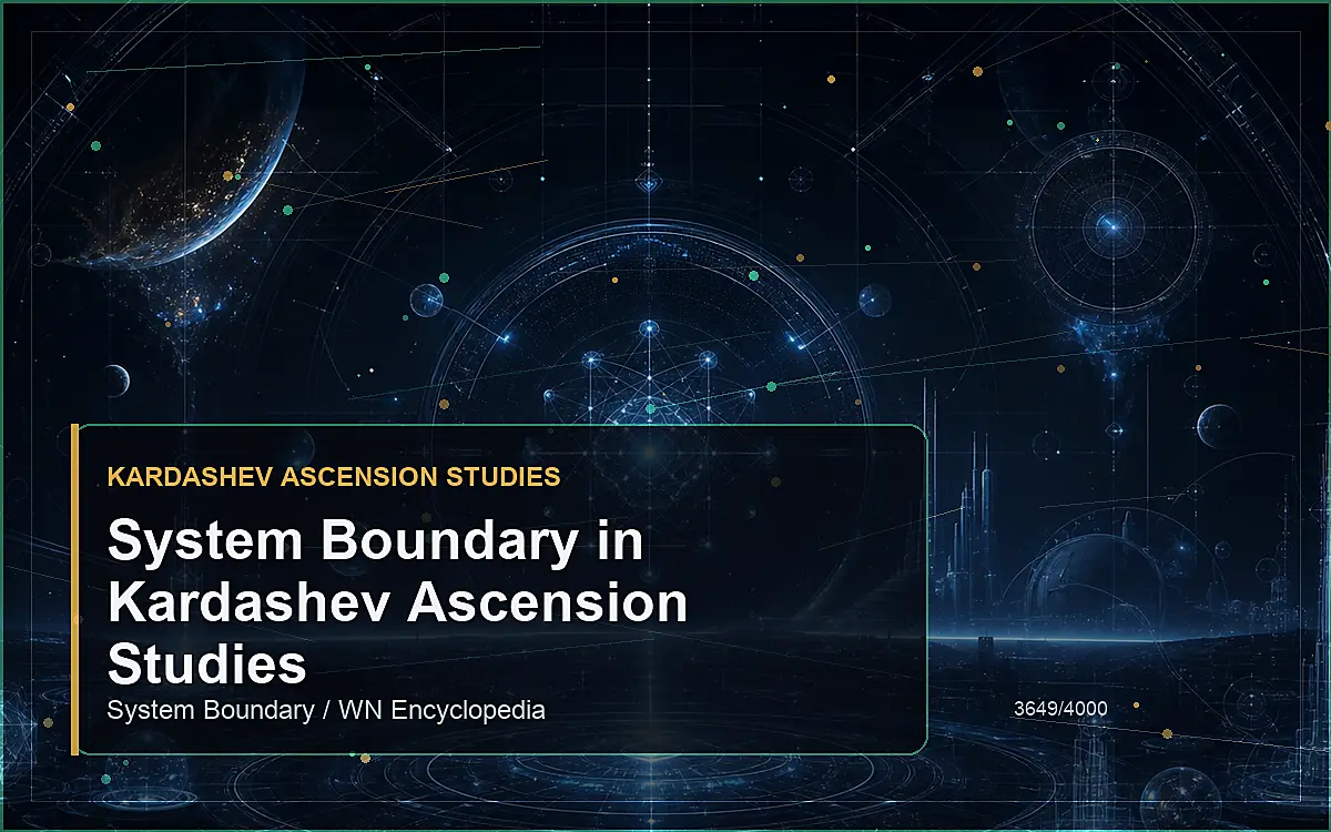 AI-generated encyclopedia reference image for System Boundary in Kardashev Ascension Studies