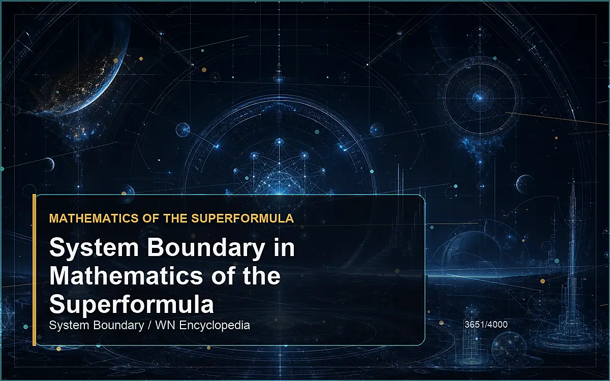 AI-generated encyclopedia reference image for System Boundary in Mathematics of the Superformula