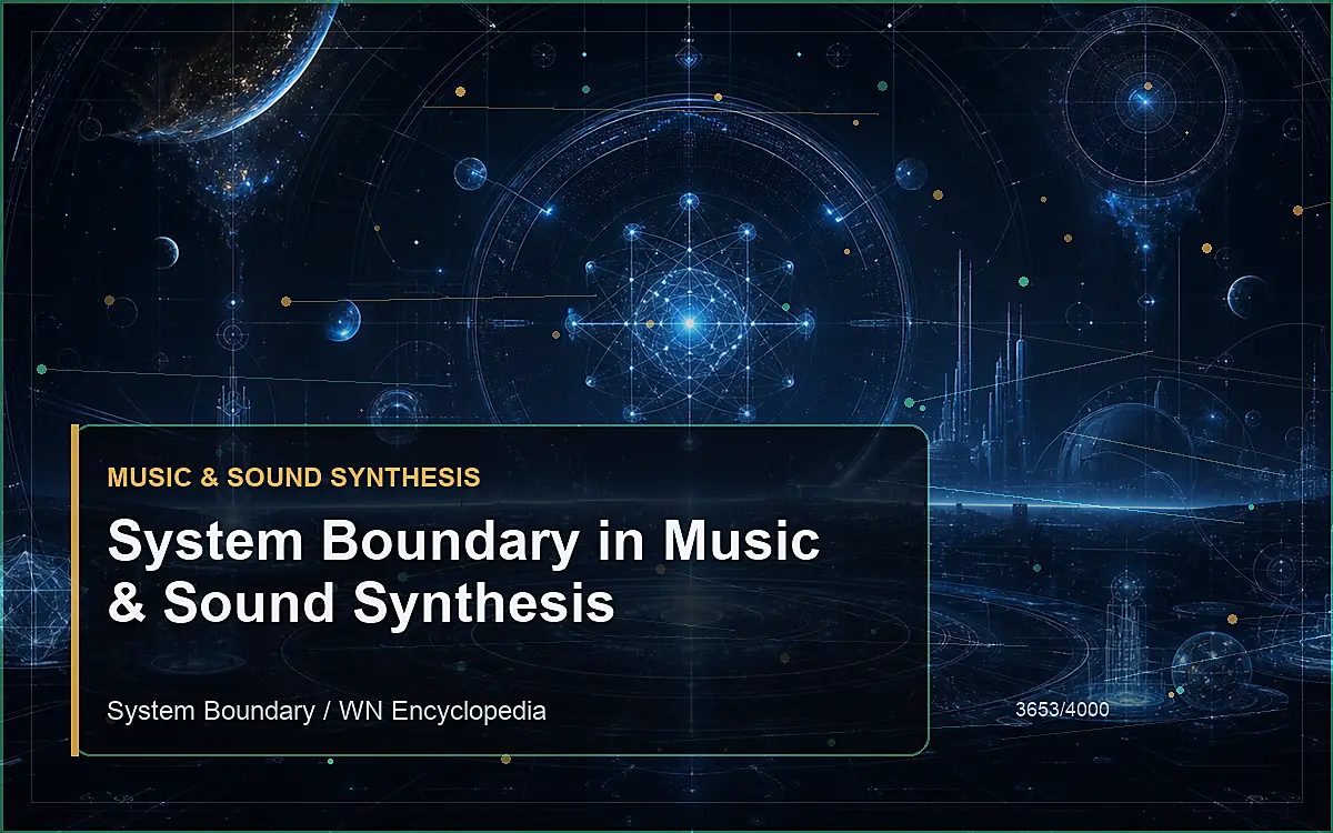 AI-generated encyclopedia reference image for System Boundary in Music & Sound Synthesis