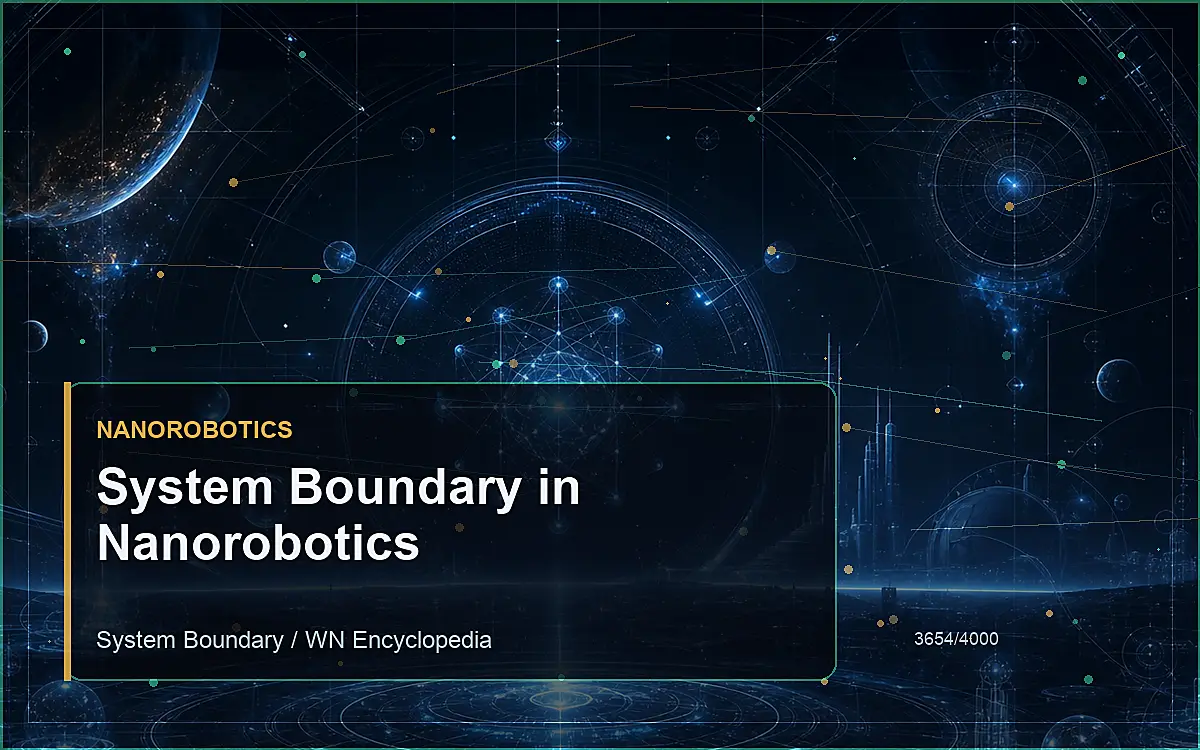 AI-generated encyclopedia reference image for System Boundary in Nanorobotics