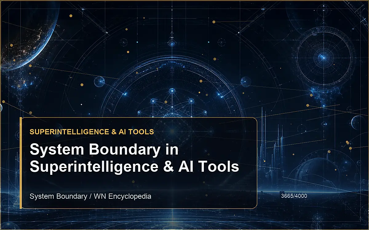 AI-generated encyclopedia reference image for System Boundary in Superintelligence & AI Tools