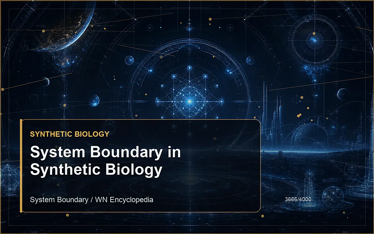 AI-generated encyclopedia reference image for System Boundary in Synthetic Biology