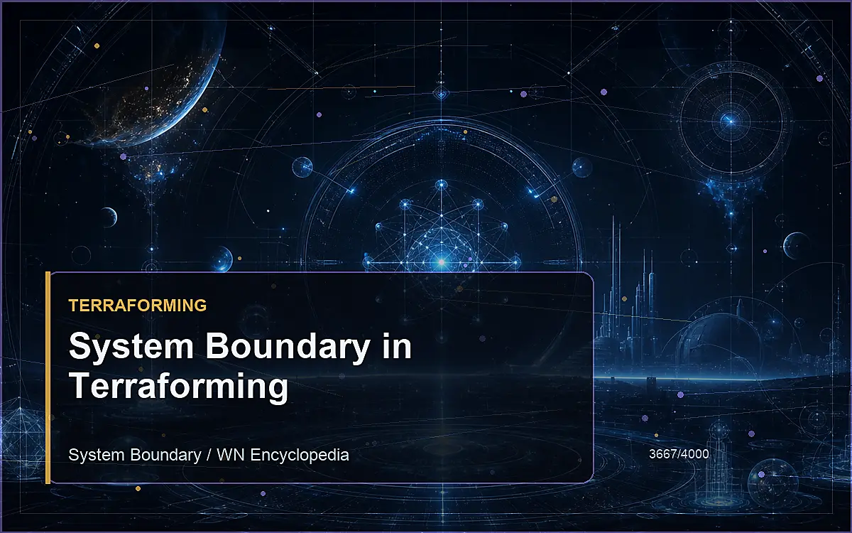 AI-generated encyclopedia reference image for System Boundary in Terraforming