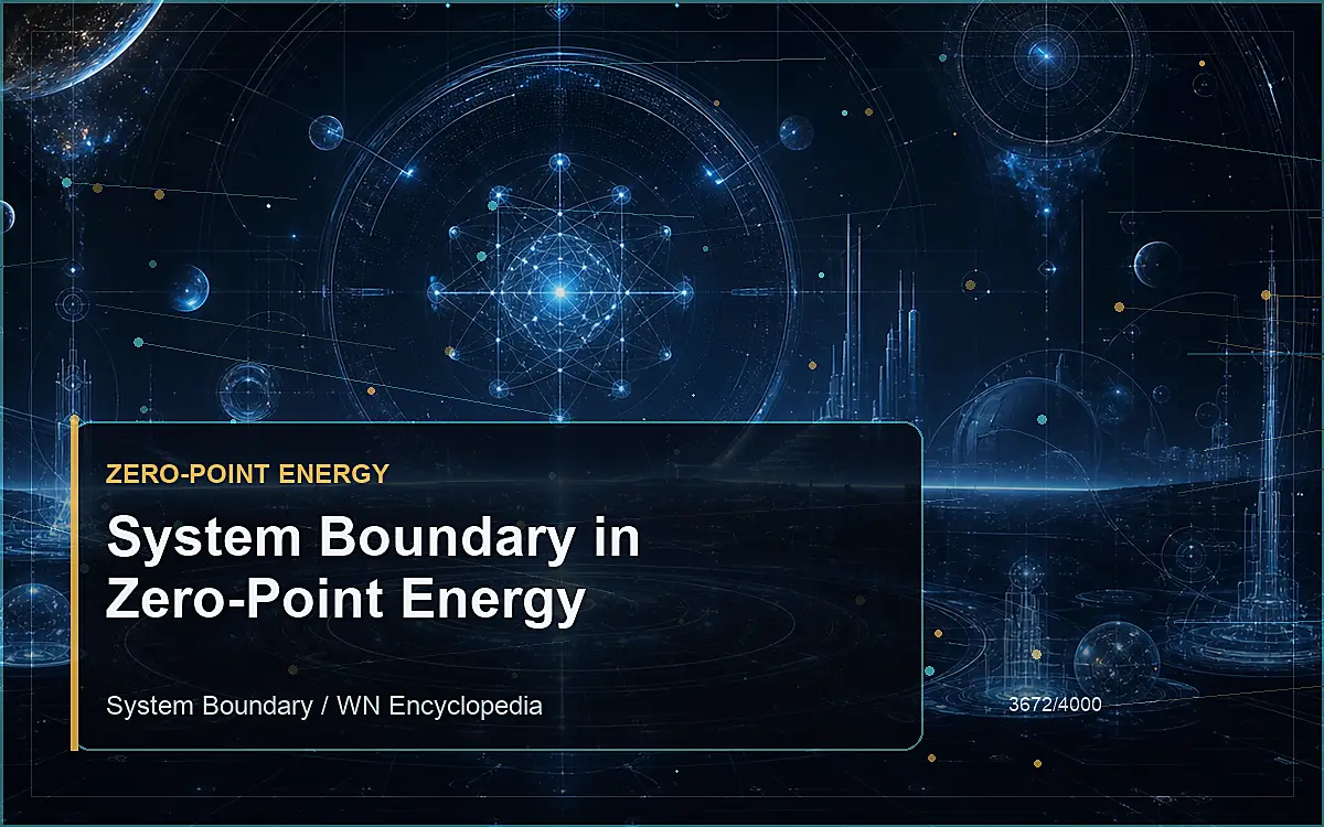 AI-generated encyclopedia reference image for System Boundary in Zero-Point Energy