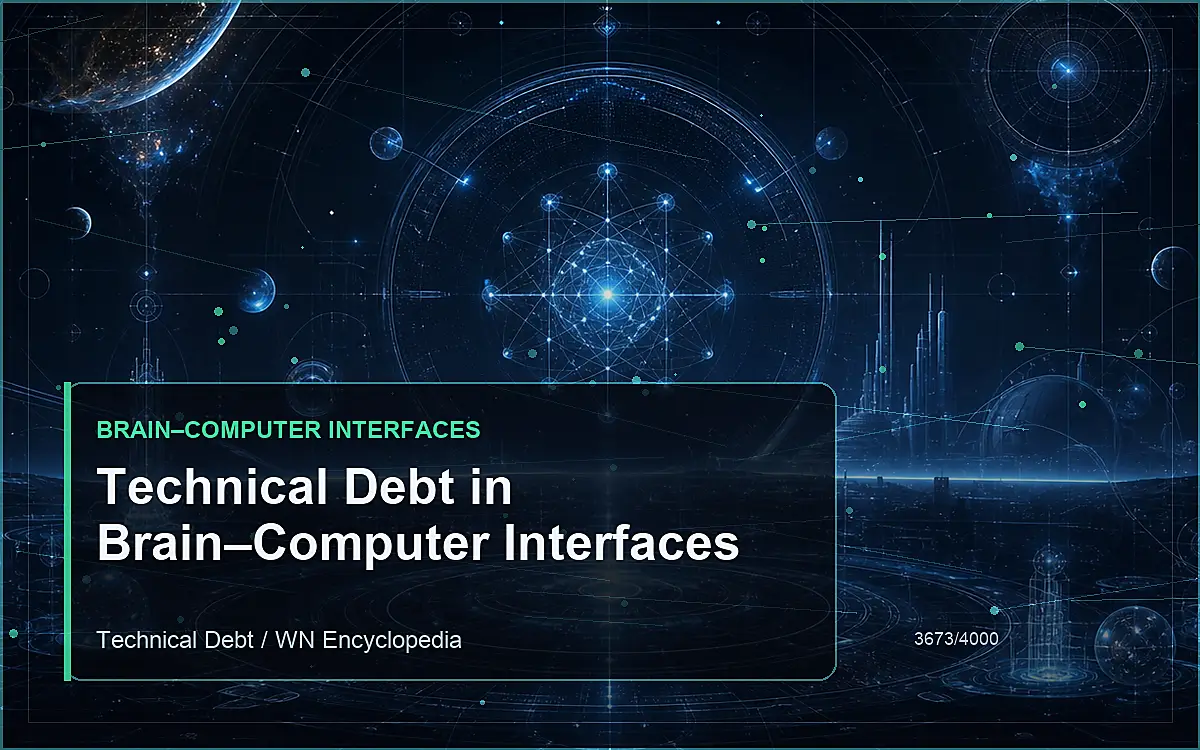 AI-generated encyclopedia reference image for Technical Debt in Brain–Computer Interfaces