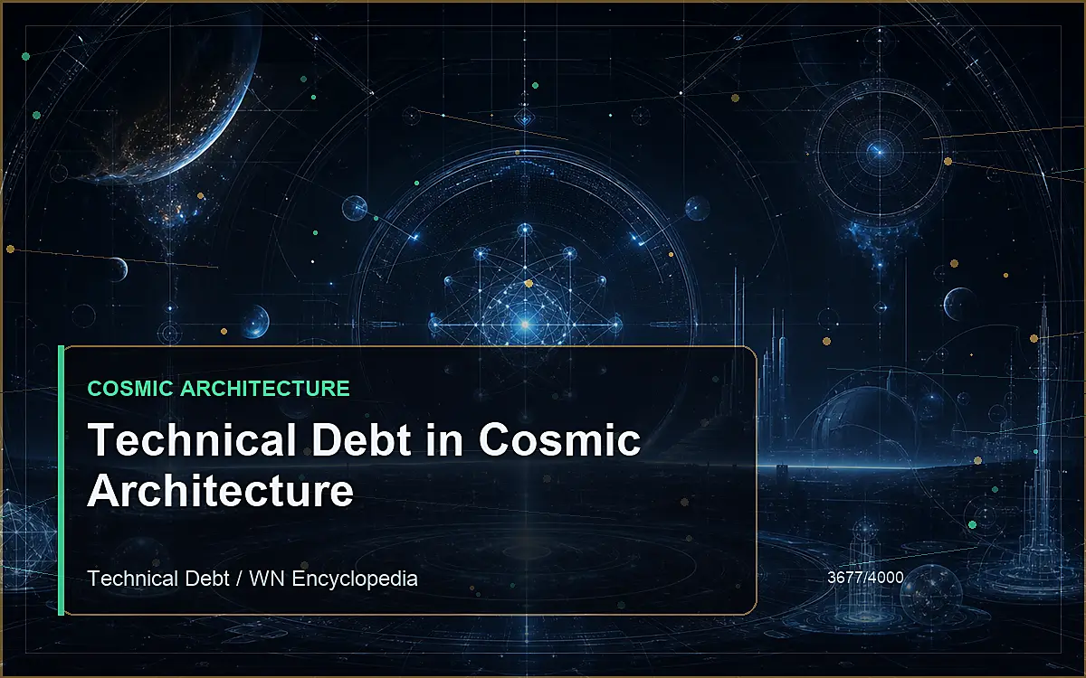 AI-generated encyclopedia reference image for Technical Debt in Cosmic Architecture
