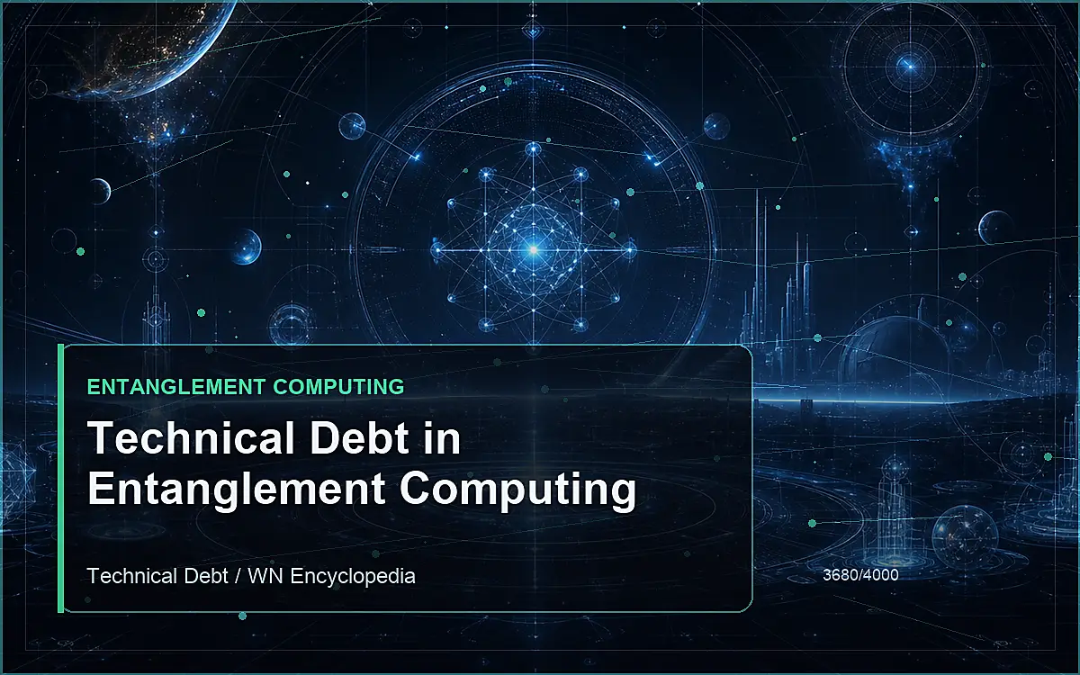 AI-generated encyclopedia reference image for Technical Debt in Entanglement Computing