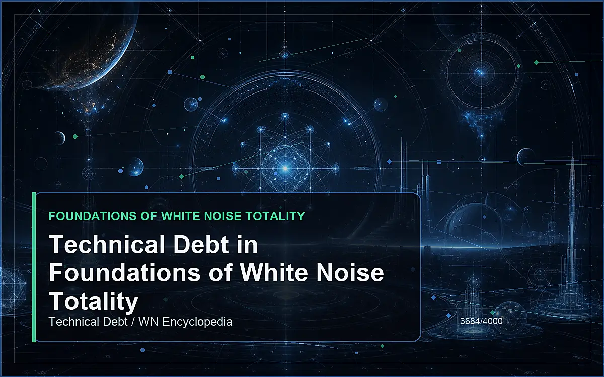 AI-generated encyclopedia reference image for Technical Debt in Foundations of White Noise Totality