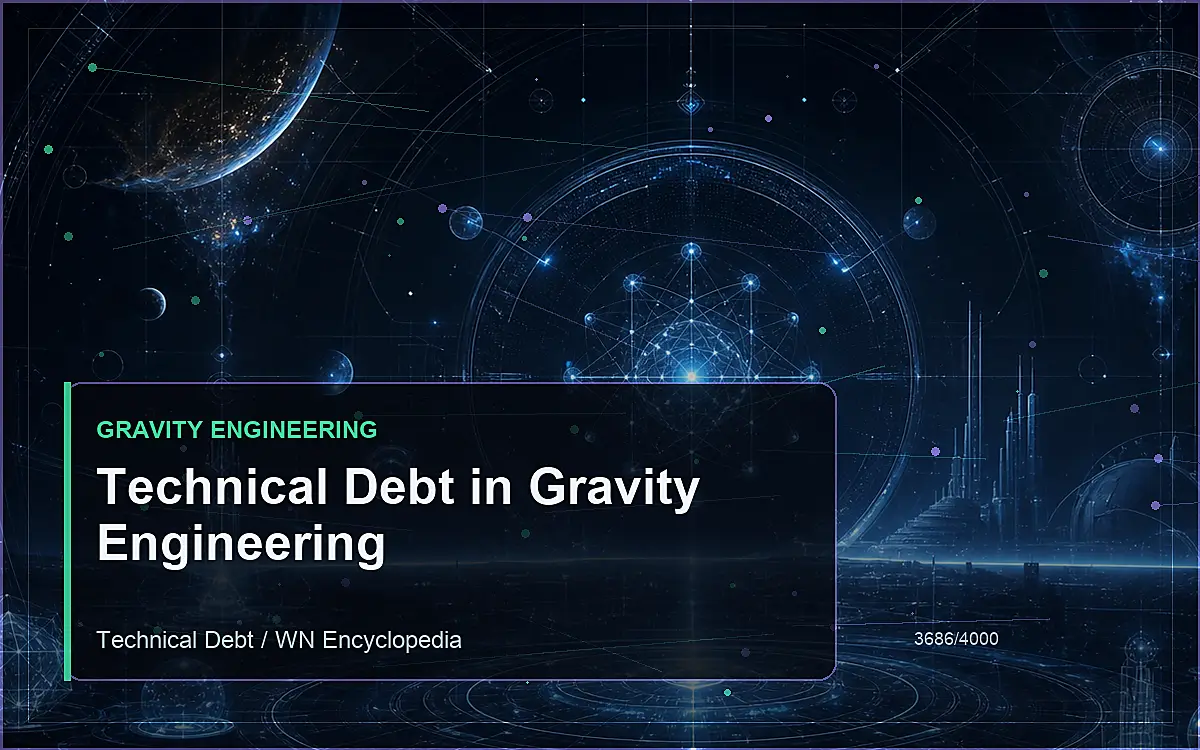 AI-generated encyclopedia reference image for Technical Debt in Gravity Engineering