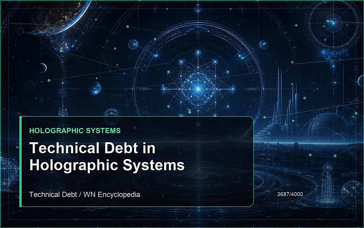 AI-generated encyclopedia reference image for Technical Debt in Holographic Systems