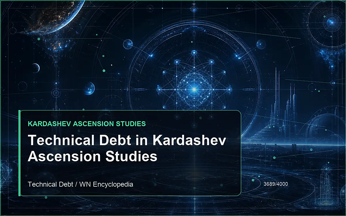 AI-generated encyclopedia reference image for Technical Debt in Kardashev Ascension Studies