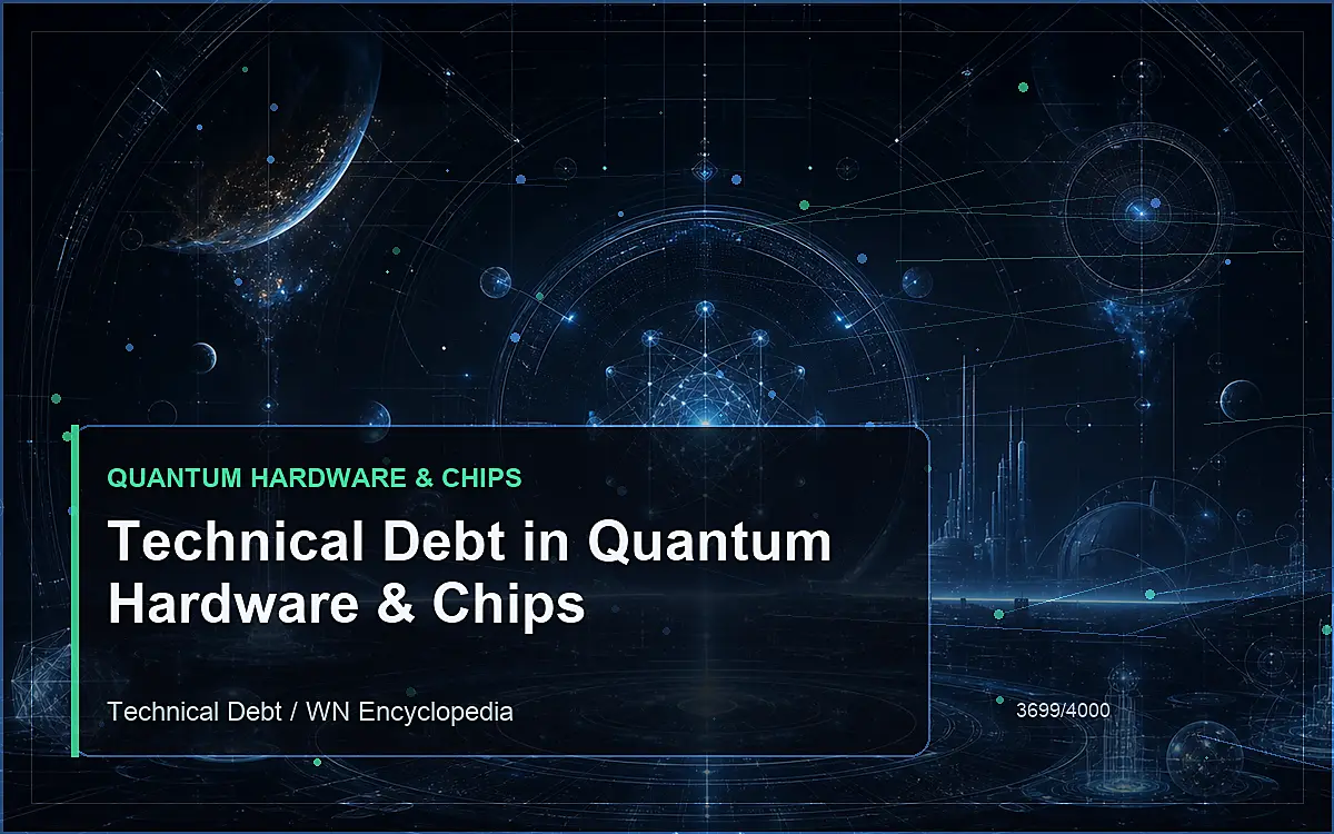 AI-generated encyclopedia reference image for Technical Debt in Quantum Hardware & Chips