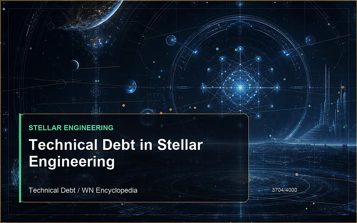 AI-generated encyclopedia reference image for Technical Debt in Stellar Engineering