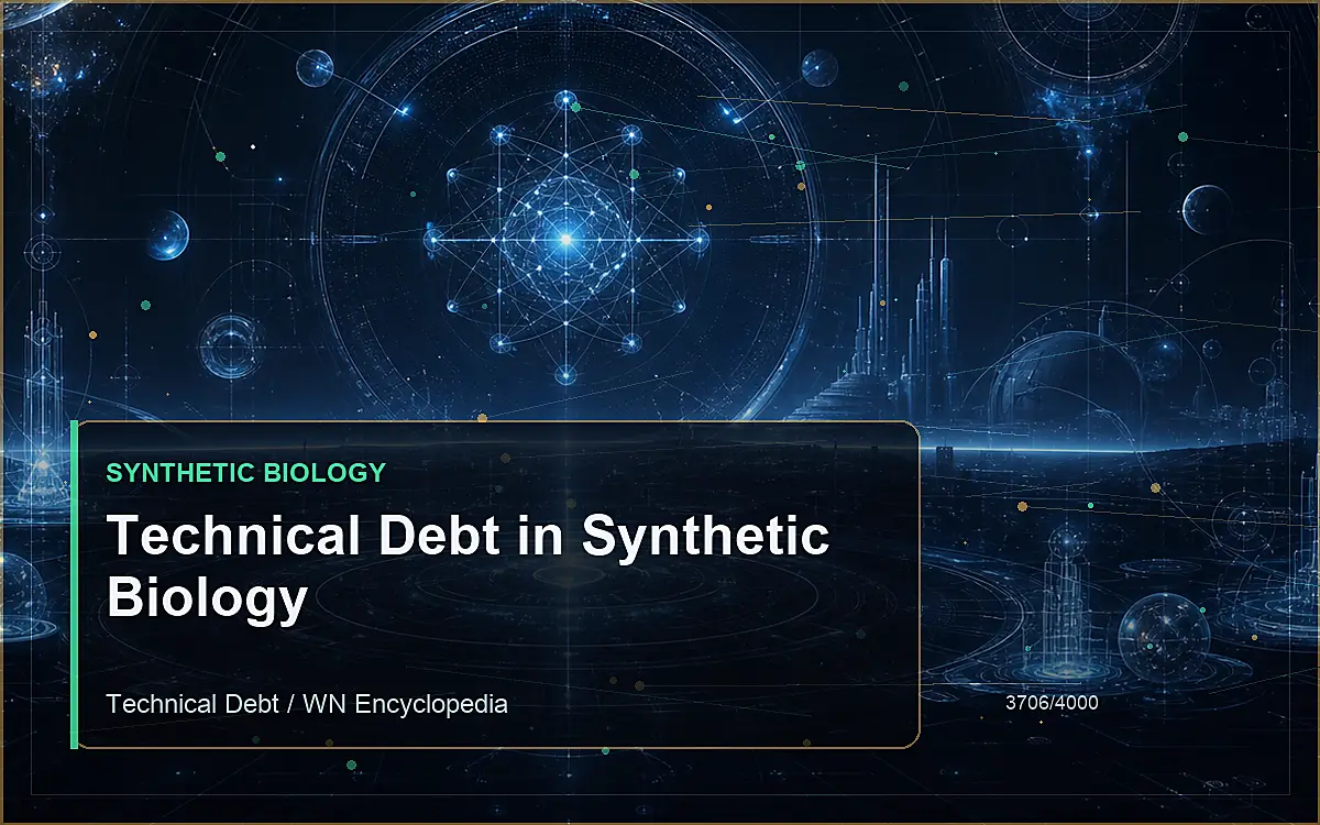 AI-generated encyclopedia reference image for Technical Debt in Synthetic Biology