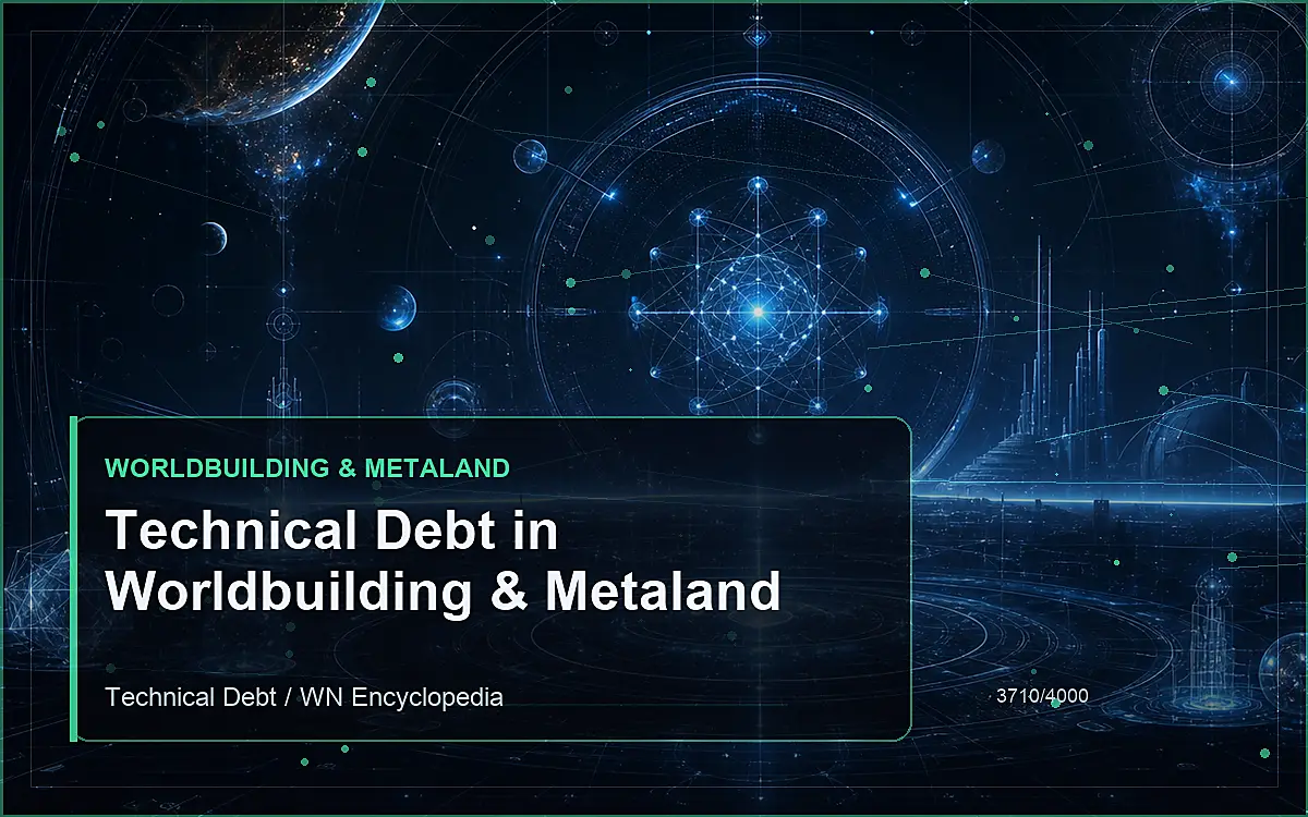 AI-generated encyclopedia reference image for Technical Debt in Worldbuilding & Metaland