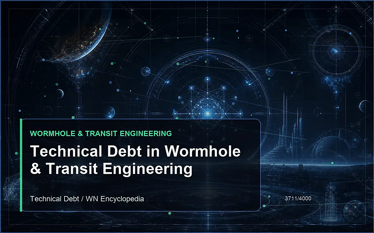 AI-generated encyclopedia reference image for Technical Debt in Wormhole & Transit Engineering