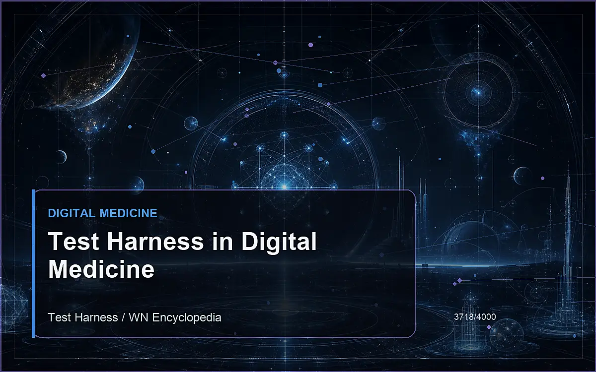 AI-generated encyclopedia reference image for Test Harness in Digital Medicine