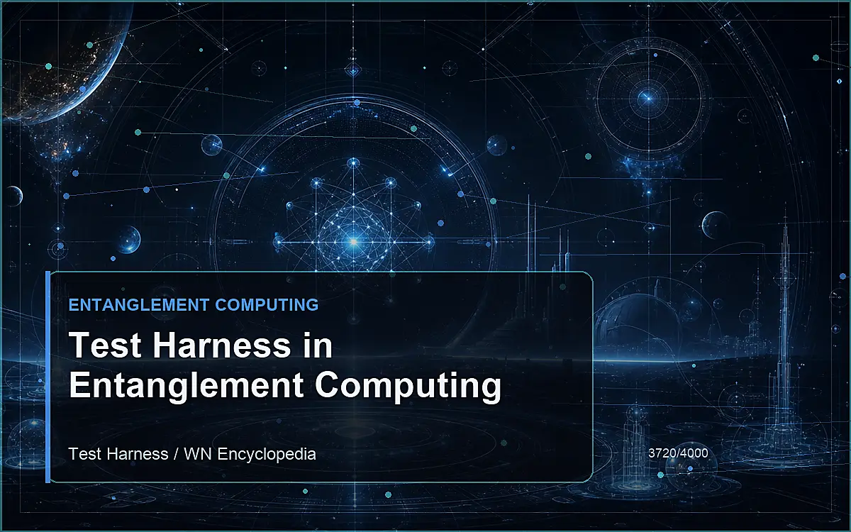 AI-generated encyclopedia reference image for Test Harness in Entanglement Computing